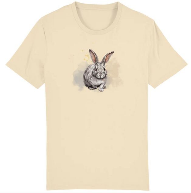 MOMENTEL RABBIT T-SHIRT モーメンタル　ウサギプリント MOMENTEL RABBIT T-SHIRT モーメンタル ウサギプリント