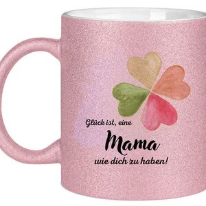Glitter Mug Happiness is to have a mother like you Mom Gift Mother&#39;s Day