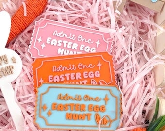 3D Print Easter Egg Hunt Ticket STL | Coupon, Wands & Sign (Digital Download)