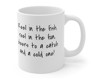 Reel In The Fish Ceramic Mug 11oz