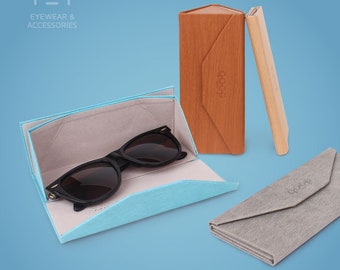 FOLDABLE GLASSES CASE l Glasses case, Foldable glasses case, sunglasses case, Foldable sunglasses Case