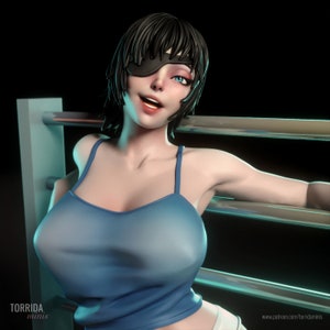 HIMENO *NOTpainted* (5 options) NSFW topless SFW 1 or 2 fantasy exotic sexy female figurine 32 75 mm 1:8 to 10 12 16 24 56 torridaminis 2024
