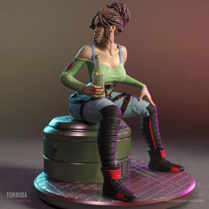 PANAM NSFW topless or sfw *NotPainted* fantasy exotic sexy female figurine 75 mm 1/6 1/8 1/10 2024 torridaminis