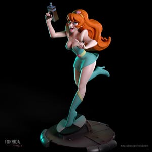 KIMBERLY NSFW topless or sfw *NotPainted* fantasy exotic sexy female figurine 75 mm 1/6 1/8 1/10 2024 torridaminis