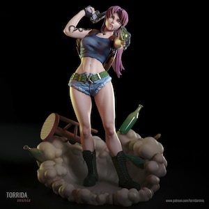 REVY SWANN NSFW topless or sfw *NotPainted* fantasy exotic sexy female figurine 75 mm 1/6 1/8 1/10 2024 torridaminis