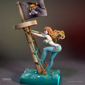 NAMI NSFW topless or sfw *NotPainted* fantasy exotic sexy female figurine 75 mm 1/6 1/8 1/10 2024 torridaminis