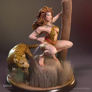 SHANNA NSFW sfw -NOTpainted fantasy exotic sexy female figurine 32 75 mm 1:8 to 10 12 16 24 56 torridaminis 2024