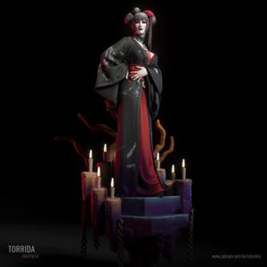 HIKAARI NSFW sfw -NOTpainted fantasy exotic sexy female figurine 32 75 mm 1:8 to 10 12 16 24 56 torridaminis 2024