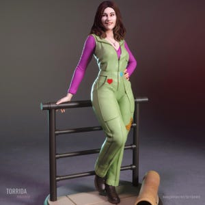 KAYLEE NSFW sfw -NOTpainted fantasy exotic sexy female figurine 32 75 mm 1:8 to 10 12 16 24 56 torridaminis 2024