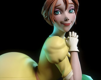 Jane Porter UNpainted Resin Miniature Figurine - Torridaminis