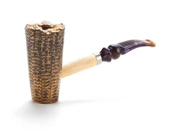 Missouri Meerschaum Freehand Corncob Pipe *Timeless Design