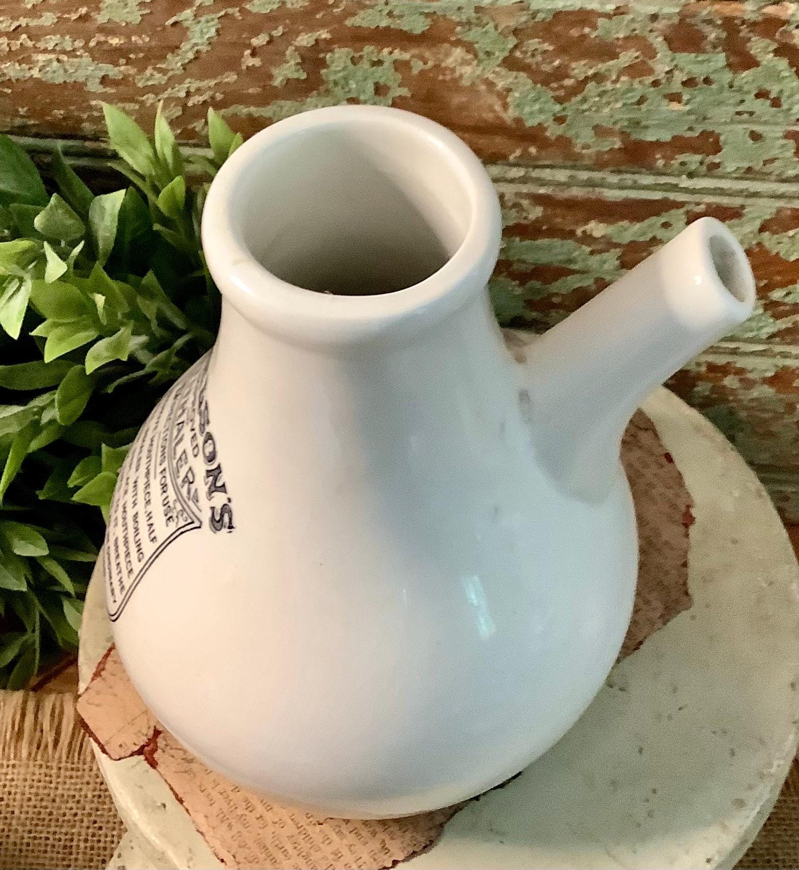 Dr. Nelson’s Inhaler Vintage English Pottery Medical Medicine - Etsy