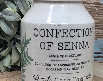 Boots Cash Chemists 陶器トレイ　アンティーク　イギリス Vintage Confection of Senna Boots Cash Chemist English