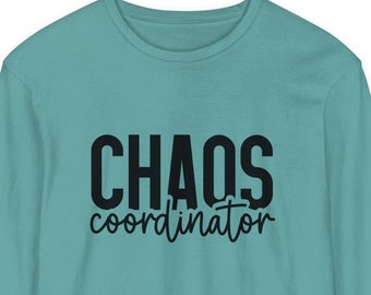 Chaoscoördinator, shirt leraar, shirt moeder leven, shirt mama, moederdagcadeaus, sarcastische moedershirt, grappige uitspraken moeder
