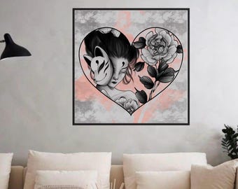 Kitzune blues -Melancholy Vol.1, Printable Wall Art