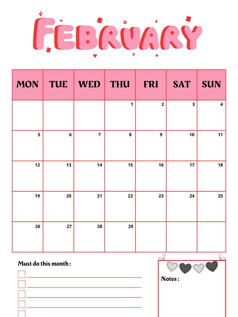 Calendar 2024 First Trimester January, February, March / Calendars for
