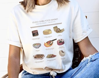 Studio Ghibli Film Essen Anime inspiriert Design T-Shirt Unisex T-Shirt