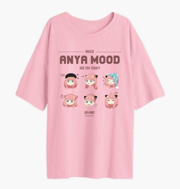 Anya Mood - Spy X Familie Anya Forger Anime Inspiriertes Design T-Shirt Unisex T-Shirt