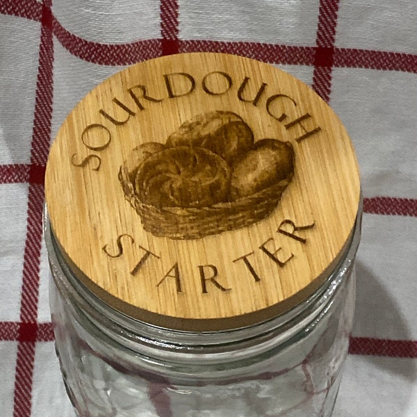 Sourdough Starter Widemouth Jar Lid