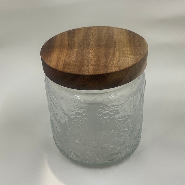 Sourdough Starter Jar with Custom Lid