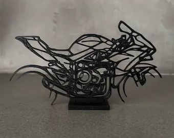 Kawasaki Motorcycle Desktop Silhouette Decorations