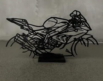 BMW Motorcycle Desktop Silhouette Decorations