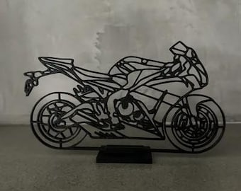 Honda Motorcycle Desktop Silhouette Decorations