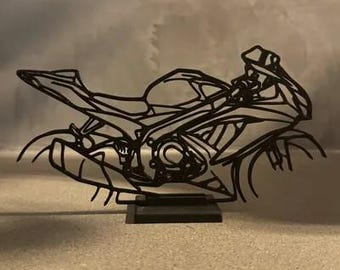 Motorcycle Desktop Silhouette Decorations (Indian, KTM, Suzuki)