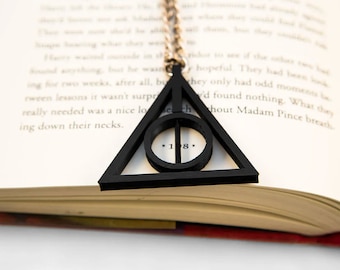 Deathly Hallows rotating pendant Keychain
