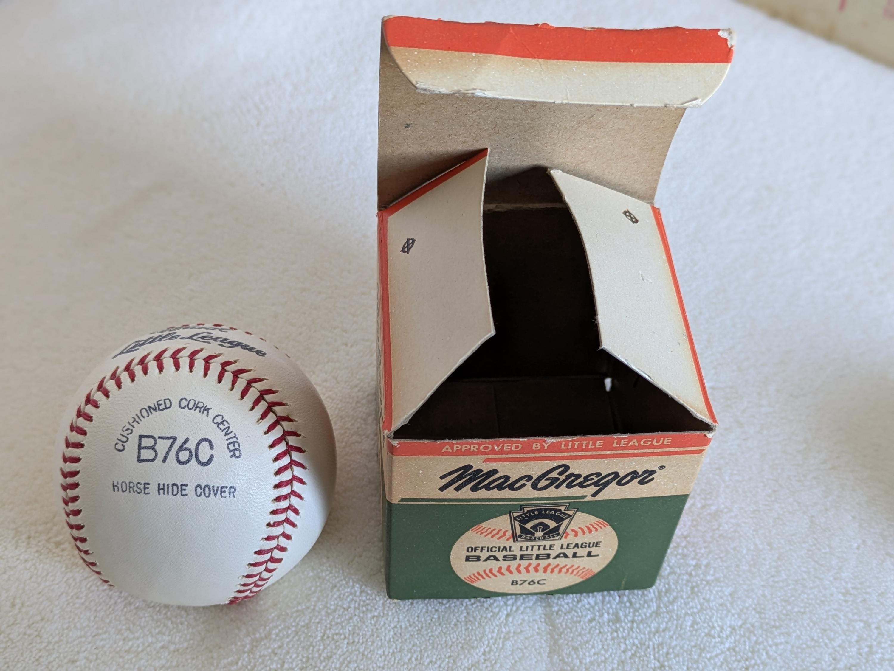 Masque De Receveur Baseball Vintage MacGregor G255 - Cuir, Cage Métal, USA
