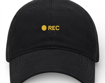 Record Embroidered Hat | Cap | Dad Hat | Rec