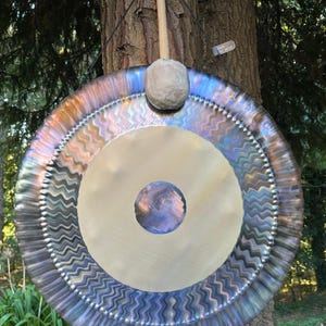 EARTH_ Planetary Gong 70cm/27.5" _ Handcrafted Meditation Instrument – Sound Healing