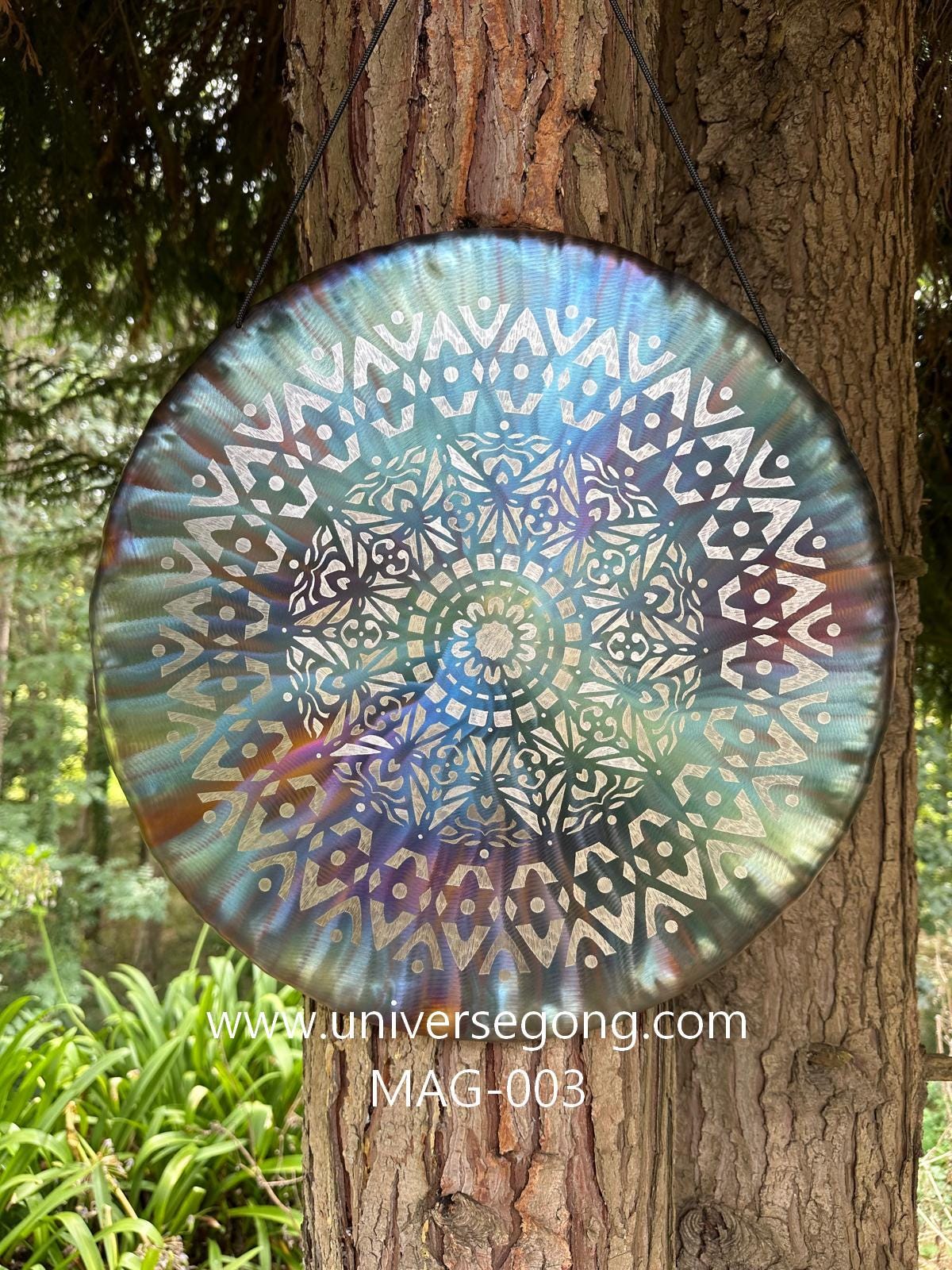 Beautiful full MANDALA Gong 50cm / 20'' (MAG-003) + MALLET