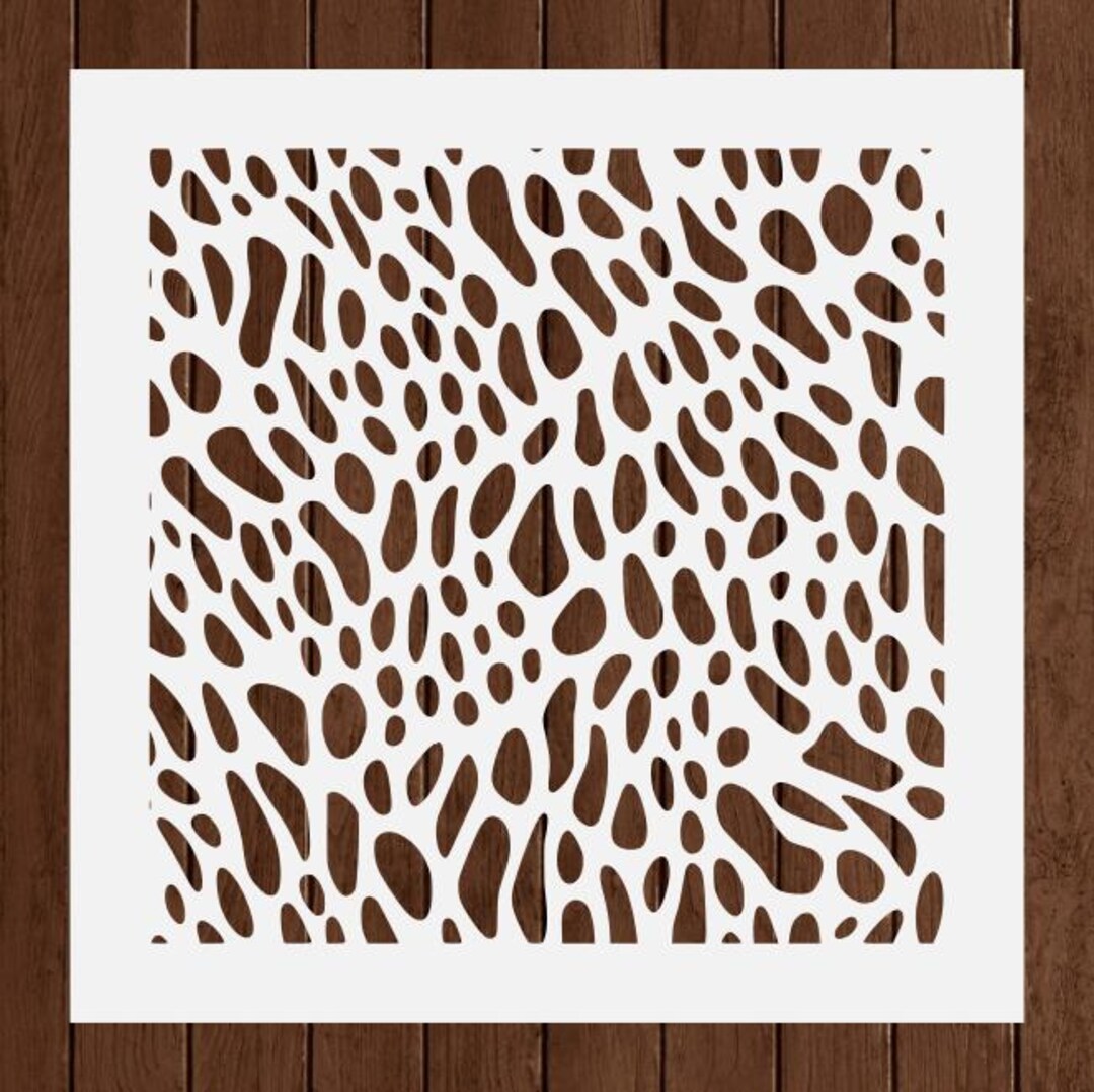 Animal Skin Pattern #44 Print Stencil | Reusable Mylar Animal Print ...