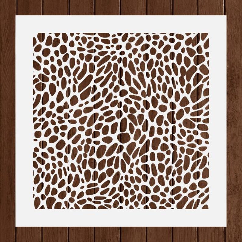 Animal Skin Pattern #56 Print Stencil | Reusable Mylar Animal Print ...