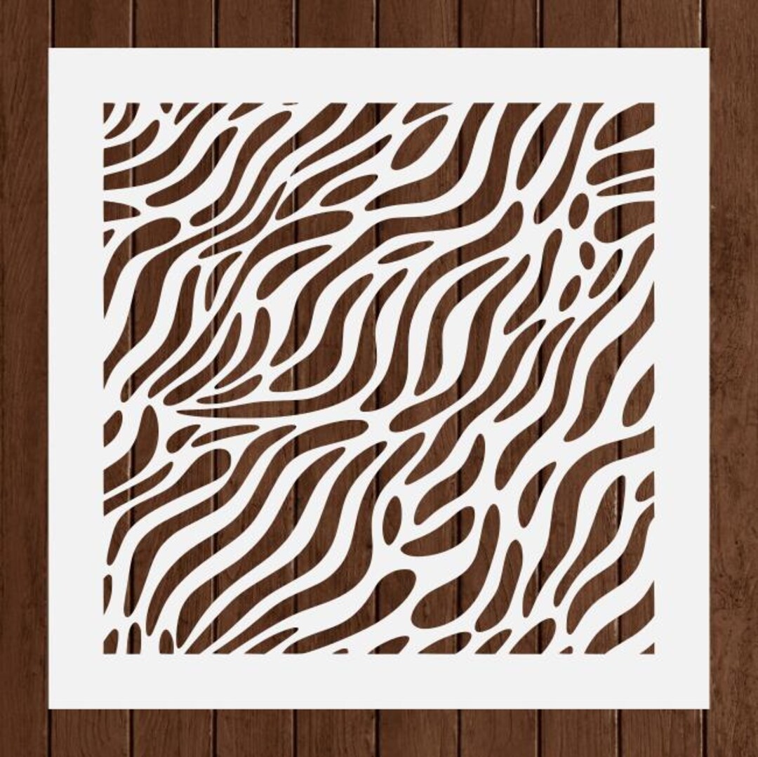 Animal Skin Pattern #49 Print Stencil | Reusable Mylar Animal Print ...