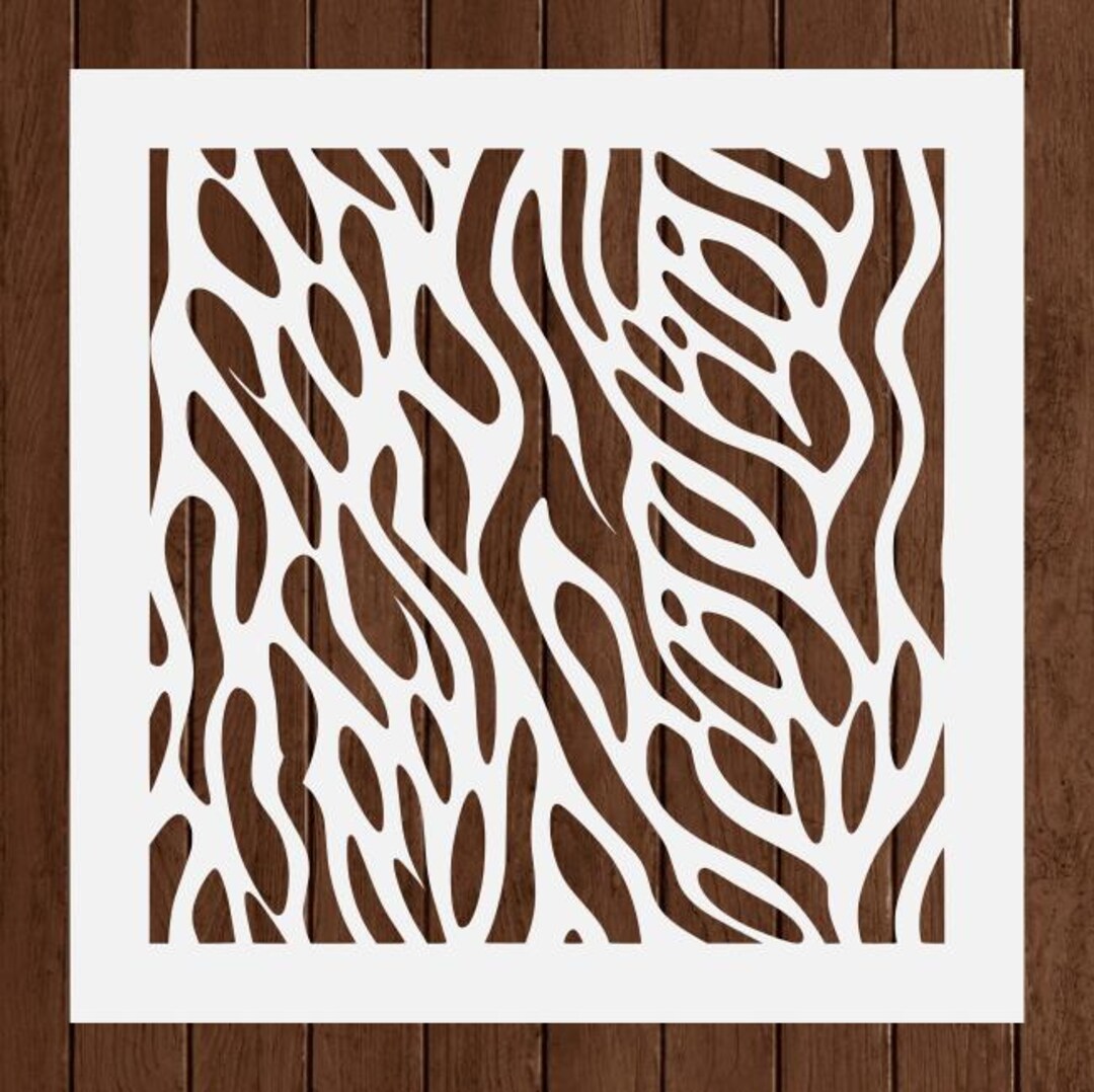 Animal Skin Pattern #42 Print Stencil | Reusable Mylar Animal Print ...