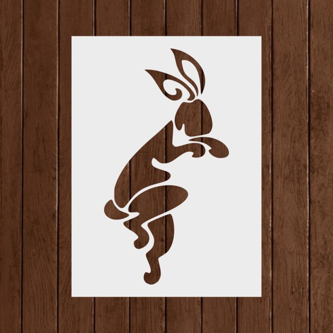 Rabbit Stencil - Reusable Rabbit Stencil - Art Stencil - DIY Craft ...