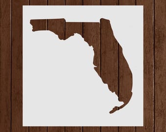 Florida State Stencil Template | Reusable Mylar USA Map Outline for DIY Wood Signs, Crafts, Wall Art & Home Decor Projects