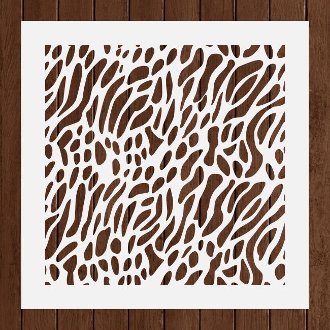 Animal Skin Pattern #94 Print Stencil | Reusable Mylar Animal Print ...