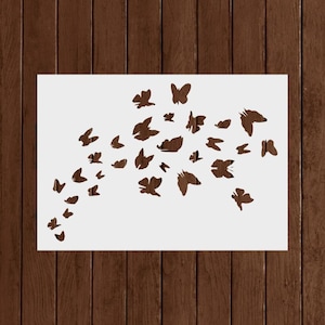 Butterfly Stencil, Reusable Butterfly Stencil, Art Stencil, DIY Craft Stencil, Large Butterfly Stencil, Butterfly Wall Stencil