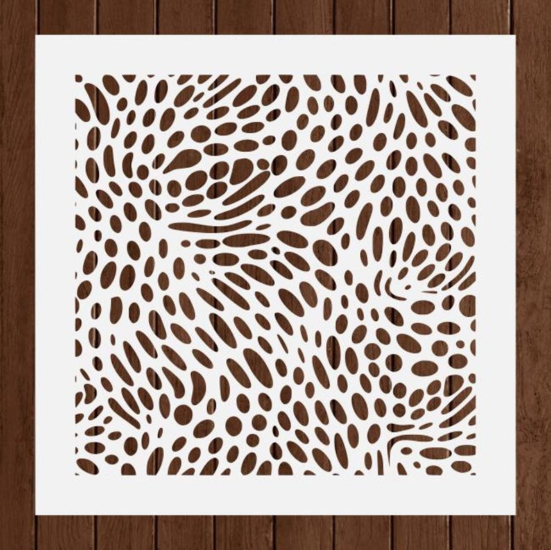 Animal Skin Pattern #24 Print Stencil | Reusable Mylar Animal Print ...