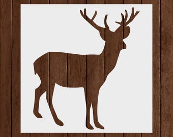 Deer Stencil - Reusable Deer Stencil - Art Stencil - DIY Craft Stencil - Painting Stencil - Large Deer Stencil - Deer Wall Stencil