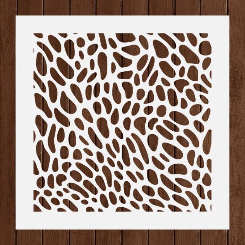 Animal Skin Pattern #78 Print Stencil | Reusable Mylar Animal Print ...