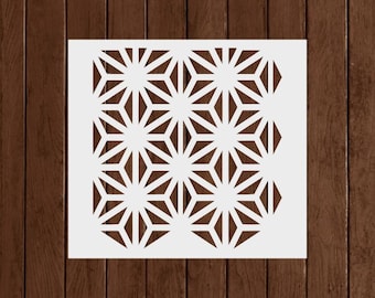 Nebula Tile Stencil - DIY Tile Stencils, Large Decorative Floor Stencils, Spanish Tile Stencil, Moroccan Floor Stencil, Tile Stencils