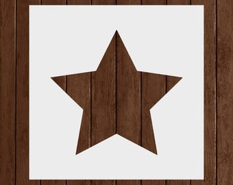 Star Stencil - Reusable Star Stencil - Art Stencil - DIY Craft Stencil - Painting Stencil - Reusable Large Star Stencil - Wall Stencil