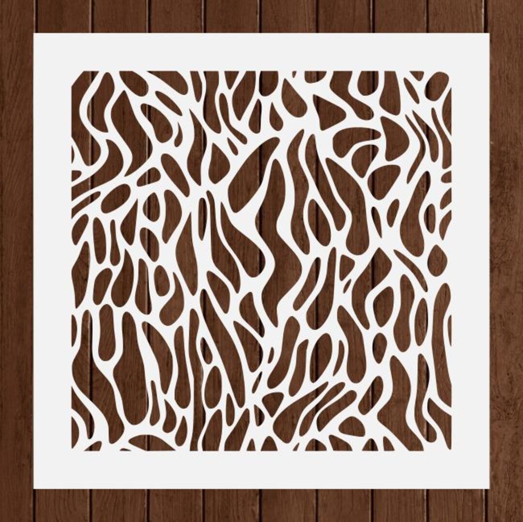 Animal Skin Pattern #36 Print Stencil | Reusable Mylar Animal Print ...