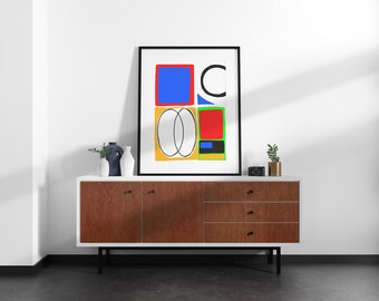 Block X 4 - Wall Art Download