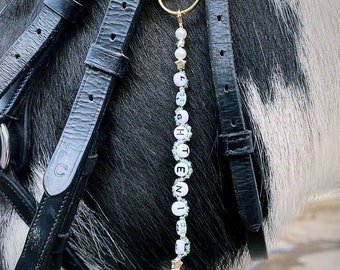 Horse Name Bridle Charm - 2 Colour Charm