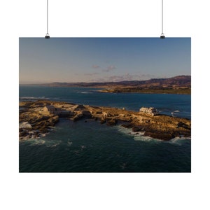 Abandoned House & Ocean | Framed Landscape Ocean Print